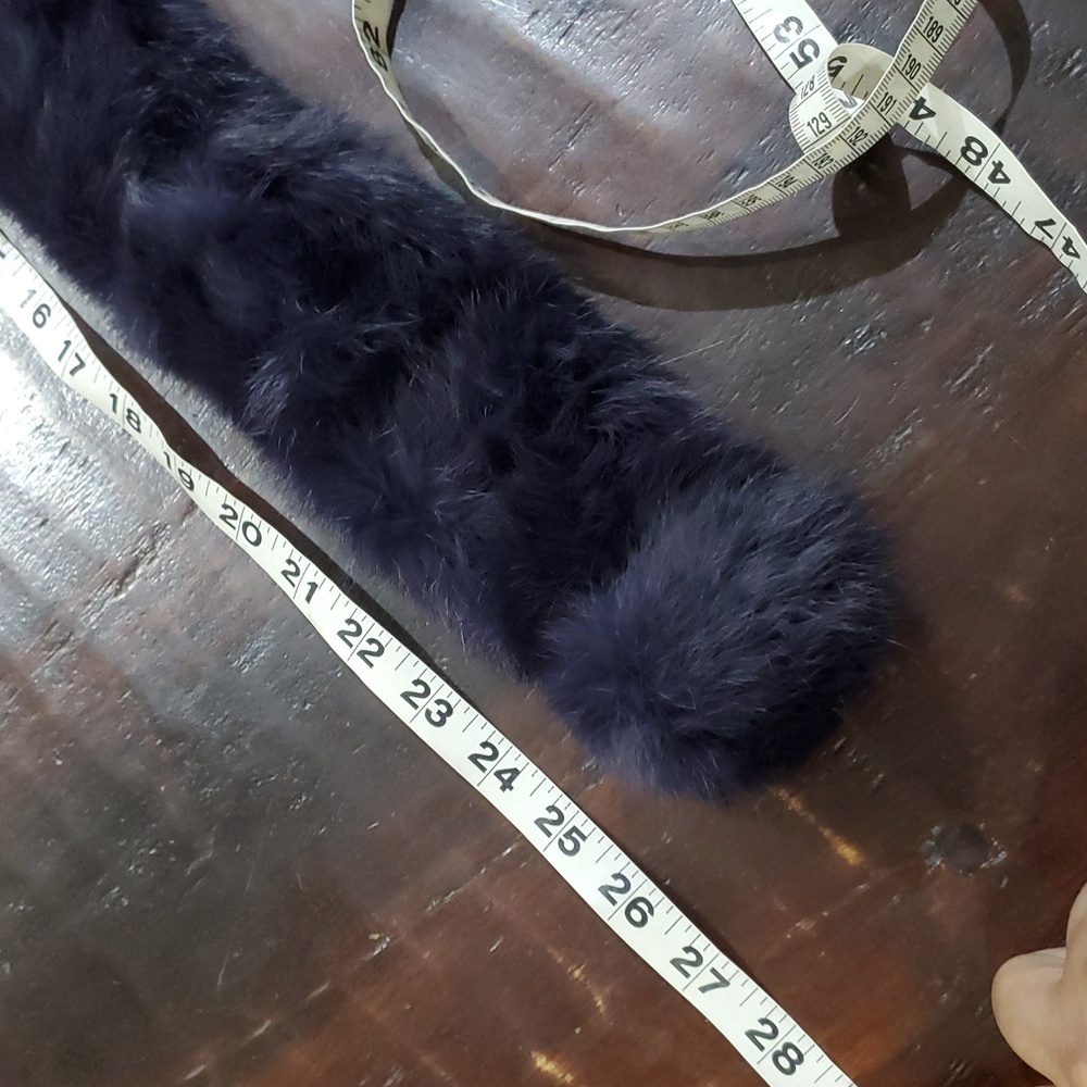 Purple Rabbit Fur Accessory - Picture 9 of 9